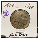 1924 BUFFALO NICKEL FULL DATE