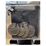 QTY 5 1927 BUFFALO NICKELS