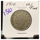 1910 LIBERTY V NICKEL