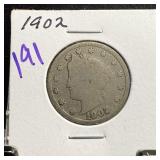 1902 LIBERTY V NICKEL