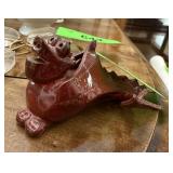 HANDMADE POTTERY WELSH DRAGON
