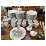 VERY LARGE SET OF MIKASA CLASSIC FLAIR DISHES