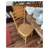 2PC MATCH CANE  BOTTOM DINING CHAIRS