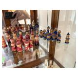 LOT OF JAPANESE WOOD CHESS PIECES