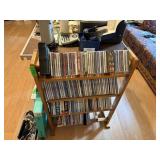 ROLLING CART W DVD