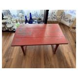 RED WOOD TABLE
