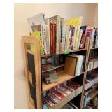 BOOKSHELF W ALL OF THE BOOKS