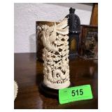 FINE CARVED BONE PANEL
