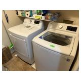 LG MATCHED CLOTHES WASHER & DRYER POWERS
