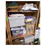LARGE LOT OF MIXED CRAFT / FABRIC ETC NOT BOOKS