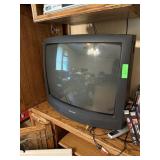 SHARP TV W MISC CABLES ETC