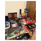 LARGE LOT OF BOARD GAMES RISK BACKGAMMON PLUS