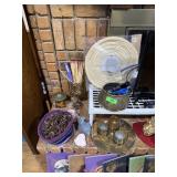 LOT OF MIXED DECOR / BRASS
