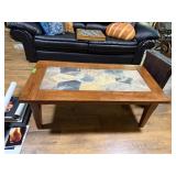 STONE TOP COFFEE TABLE