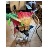 ALL OF THE FOLDING FANS ON THIS CART