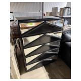5 DRAWER MIRRORED FRONT DRESSER