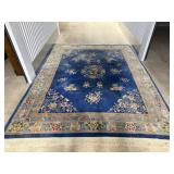 LARGE CHINESE WOOL HAND TUFTED AREA RUG NOTE