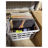 BIN OF MIXED RECORDS