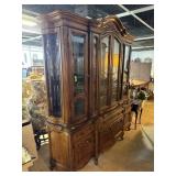 LARGE IMPRESSIVE CHINA CABINET NOTE