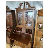 VINTAGE OXBOW SECRETARY BOOKCASE DESK