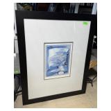 FRAMED ABSTRACT PRINT