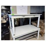 WHITE DESK W DRAWERS