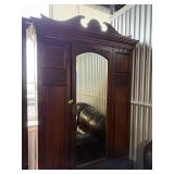 VINTAGE MIRRORED FRONT WARDROBE / ARMOIRE LOVELY