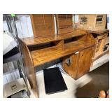 DESK W CABINET