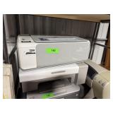 QTY 3 PRINTERS 2 ON TOP 1 ON SIDE
