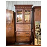 ANTIQUE EASTLAKE SECRETARY DESK NOTE