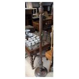 OLDER VINTAGE WOOD FLOOR LAMP NEEDS CORD