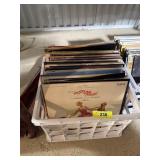 BIN OF MIXED RECORDS