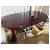 DINING TABLE NEEDS THE LEG RPAIRED