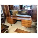MIRRORED MID CENTURY VANITY DRESSING TABLE NOTE