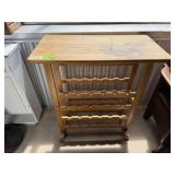 WINE TABLE / STORAGE NOTE