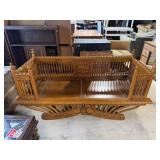 LARGE HOWDAH ELEPHANT SADDLE WOOD NOTE