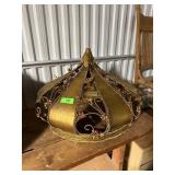 LARGE DECORATIVE METAL TURRET / PILLAR TOP