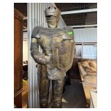 LARGER COMPLETE METAL SUIT OF ARMOR