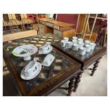 PARTIAL SET KOPIN CHRISTMAS PLEASURE CHINA