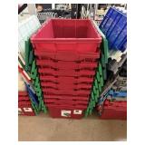 Stack of 10 tubs