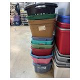 Stack of 10 tubs