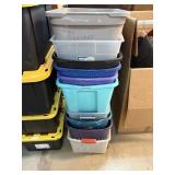 Stack of 10 tubs