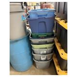 Stack of 10 tubs