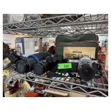 NIKON FM2 CAMERA W LENSES BAG BUNDLE