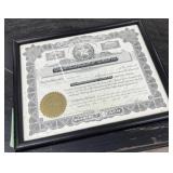 VINTAGE STOCK CERTIFICATE USBANCSHARES OF TX