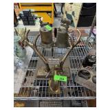 PIER 1 BRASS ANTLER HAT / COAT RACK