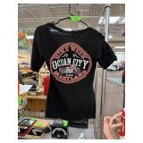 OCEAN CITY BIKE WEEK LADIES MOTORCYCLE SHIRT SZ S