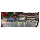 LARGE BIN OF DVD