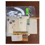 LOT OF 1940S EPHEMERA / LETTERS