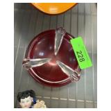 MURANO ART GLASS BOWL ASHTRAY
